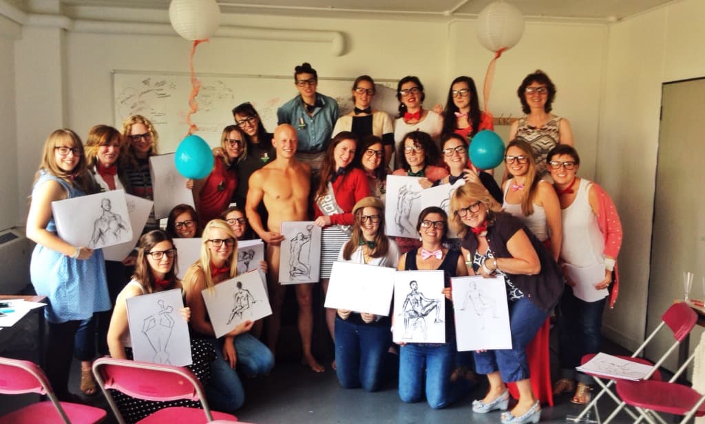 Hen Party Life Drawing Exeter