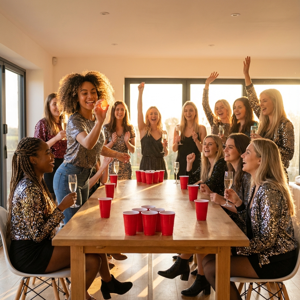 2. Prosecco Pong - Hen Party Game